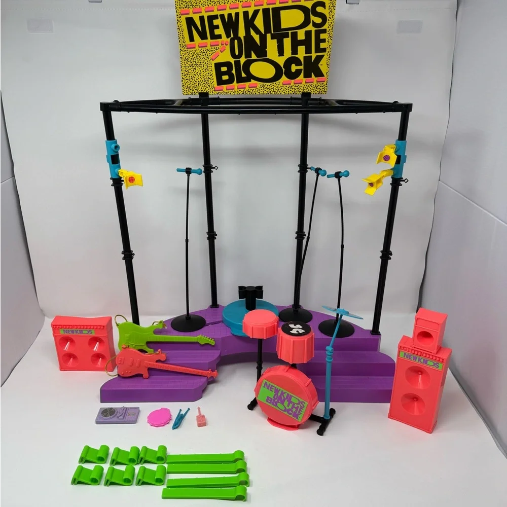 Vintage Official New Kids on The Block Stage: Create Your Own NKOTB Concert, 90s